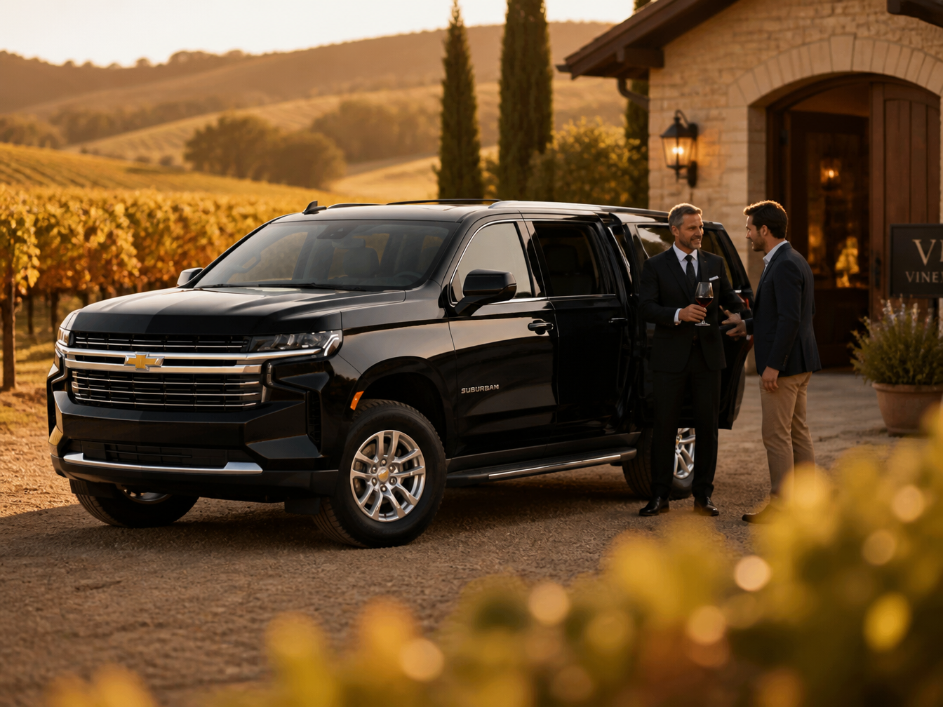 Woodinville wine tour chauffeur service