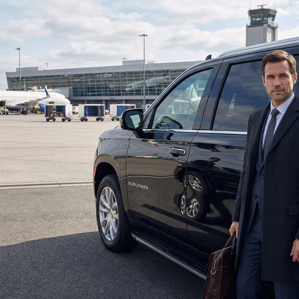 SeaTac Airport to Bellevue car service black car